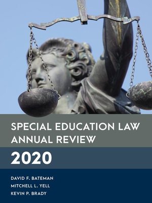 cover image of Special Education Law Annual Review 2020